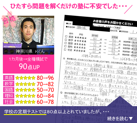 高校受験偏差値UPテキスト口コミレヴュー6
