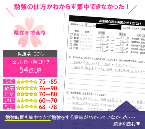 高校受験偏差値UPテキスト口コミレヴュー12