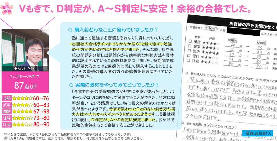 高校受験偏差値UPテキスト口コミレヴュー13