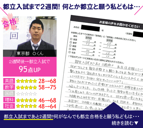都立高校受験用問題集レビュー1